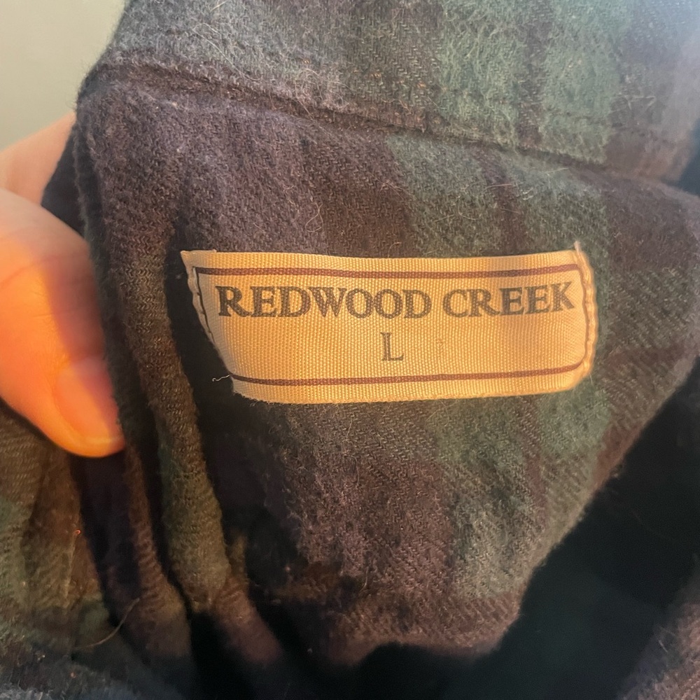 Redwood creek: green plaid flannel - Picture 4 of 4
